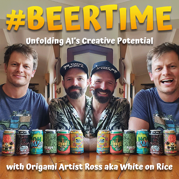 Ep.104 #BeerTime #Podcast Unfolding AI’s creative potential - with @white_onrice  

Are the machines slowly taking over?
Should it be illegal to sell AI art?
Who is eating Troye's worms?

Find out here:
Spotify: spoti.fi/2XhsRTV
iTunes: goo.gl/zemKSF
🍻🤖
