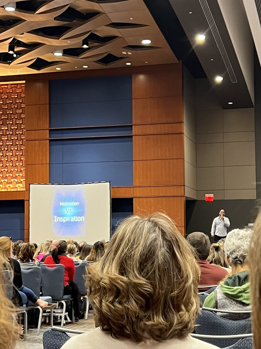 MrsGray_Summit's tweet photo. “Motivation comes from effort…[when you put in the effort there will be movement and commitment]…” commitment versus involvement…#NCTIES2023 @keithspeaksout ❤️ https://t.co/lBuliZUXQz