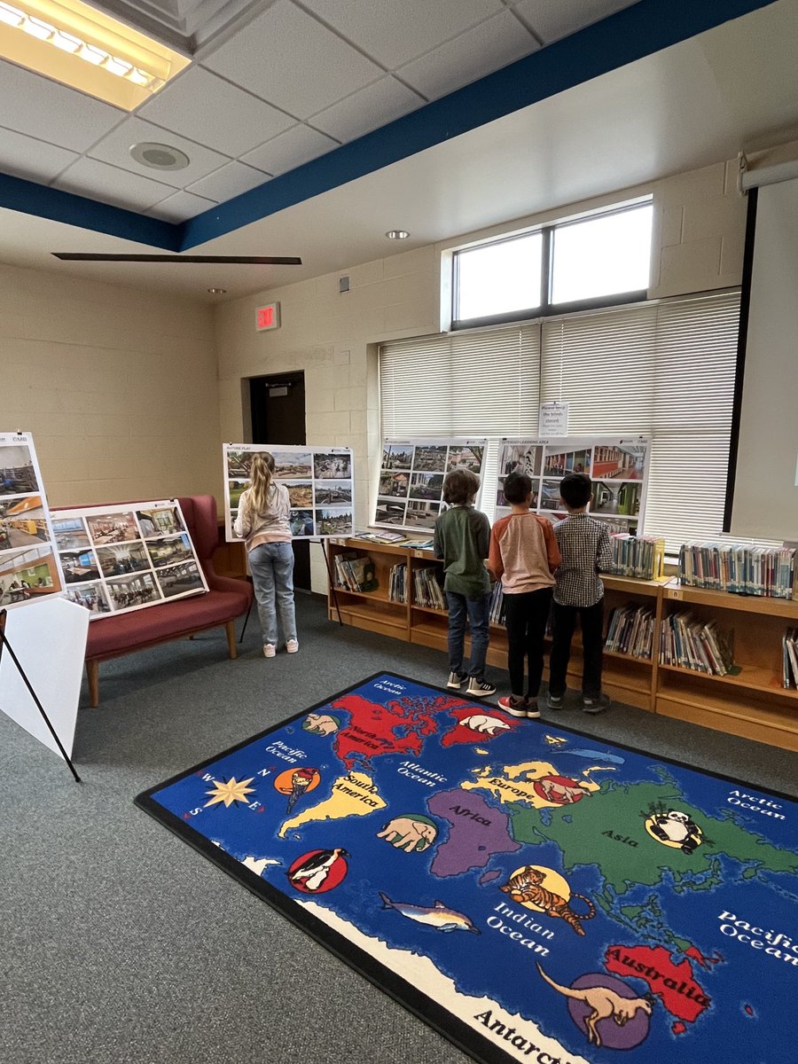 BigCowboy22's tweet photo. Students putting green dots on things they like and red dots on what they don’t like.  The planning process has begun.  #newshgts #studentinput #excitingfuture https://t.co/bs1h0PcfEr