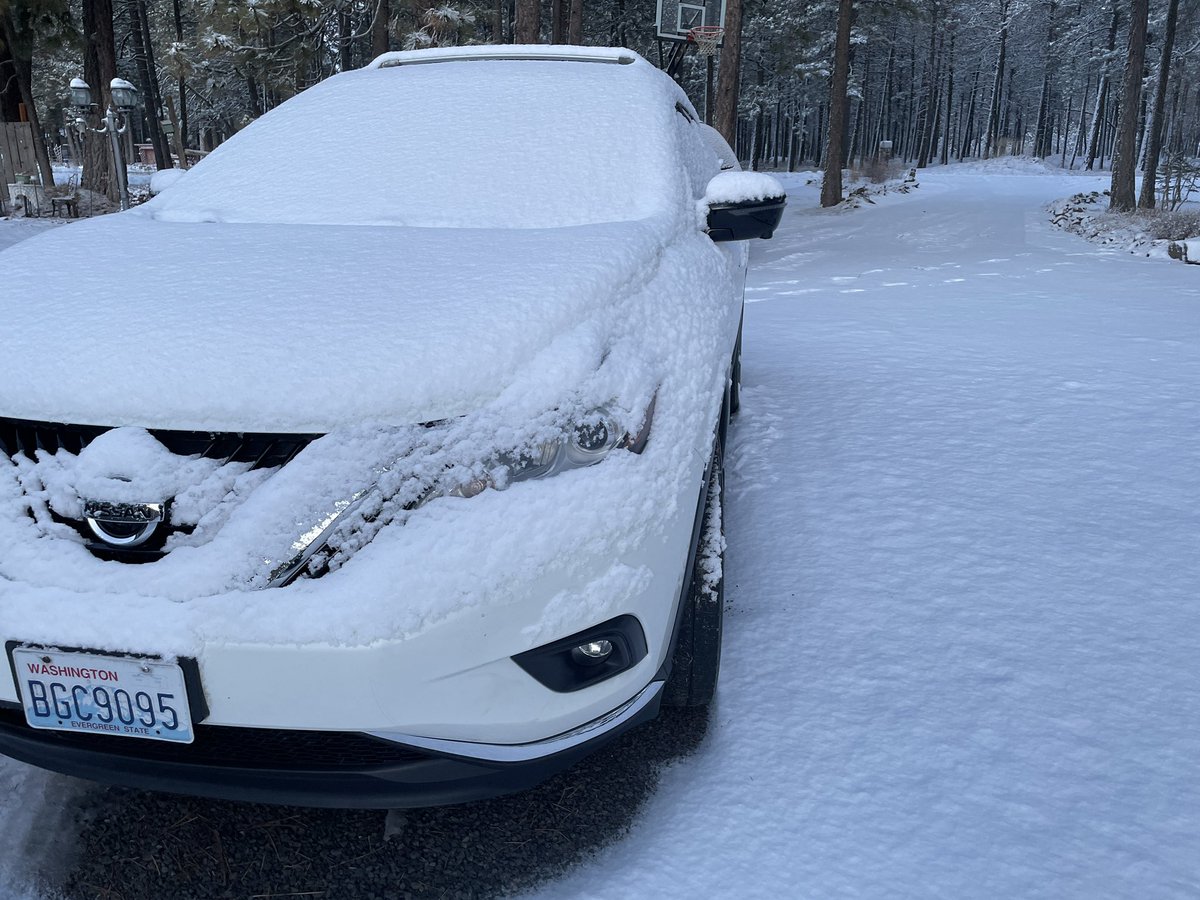 Briankxly4's tweet photo. I knew I should not have washed my car yesterday. #kxly #spokane #3rdwinter #snow #snowday #carwash #winter #outdoors https://t.co/wXvz7Ercng