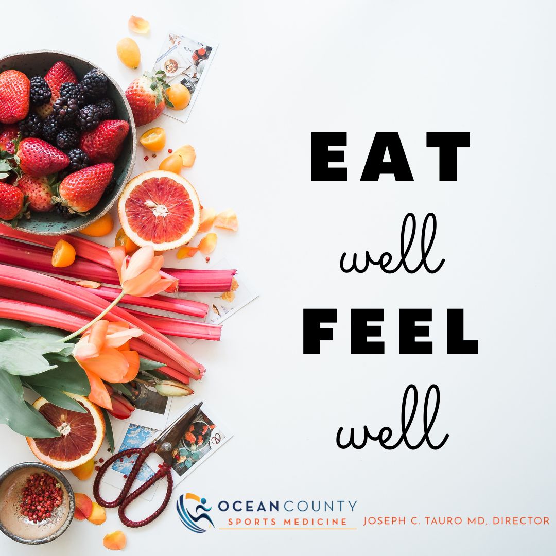 Make sure you're eating all your fruits and veggies!  
#OceanCountySportsMedicine #OCSM #OceanCounty #SportsMedicine #TomsRiverNJ #TomsRiver #TomsRiverLocal