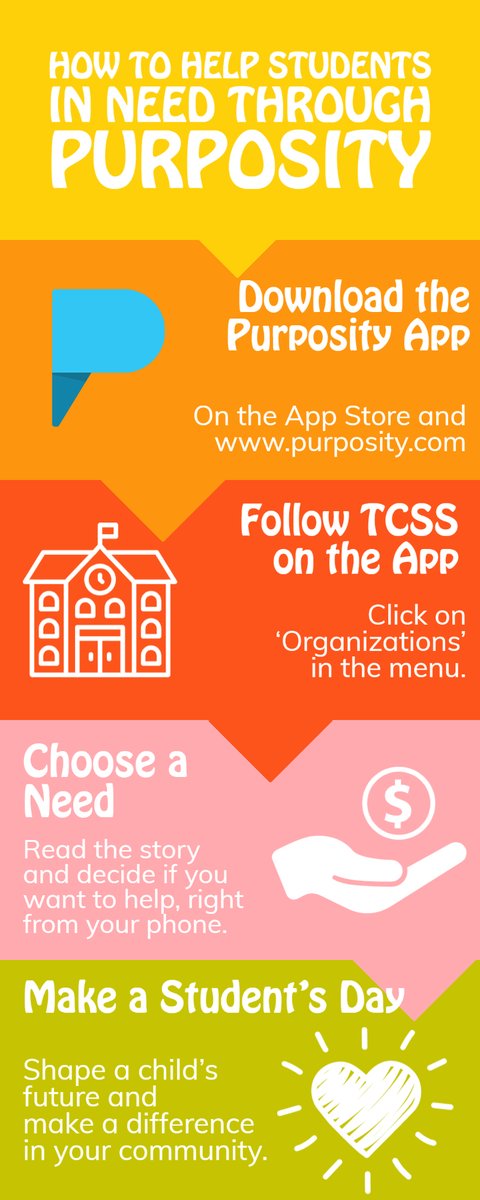 If you're wondering how you can help students in need, check out the Purposity app.
#Purposity #NationalSchoolSocialWorkerWeek #aplaceforeverykid