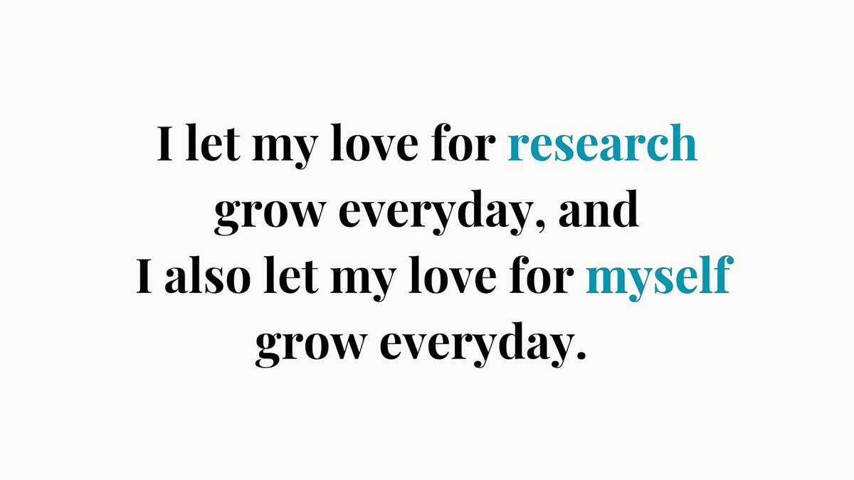 Daily affirmation for Researchers.

#theycallmearesearcher #phdstudents #researchers #community