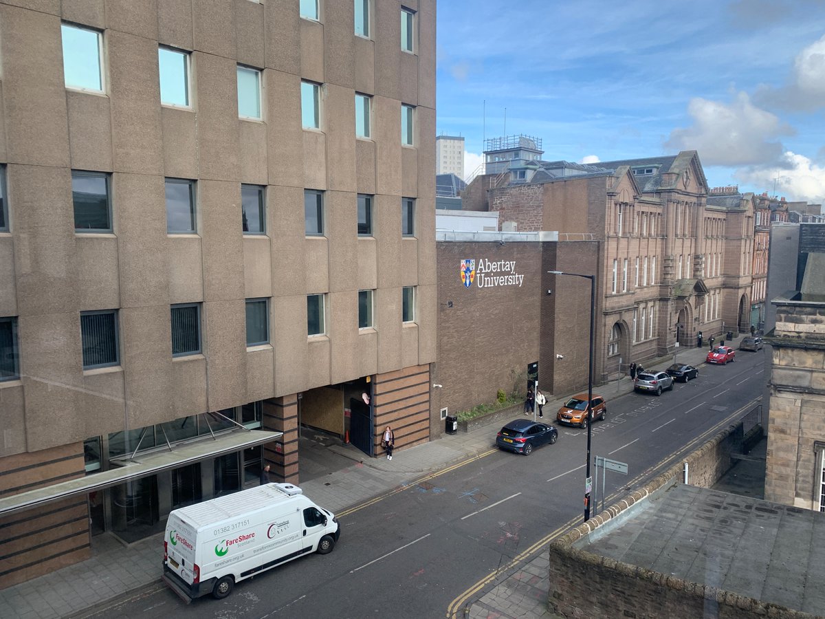 Its an awesome sunny day in Dundee  <a href="/AbertayUni/">Abertay University</a>  for the second leg of our <a href="/DCMS/">Department for Culture, Media and Sport</a> horizon scanning study on #shapingthemetaverse