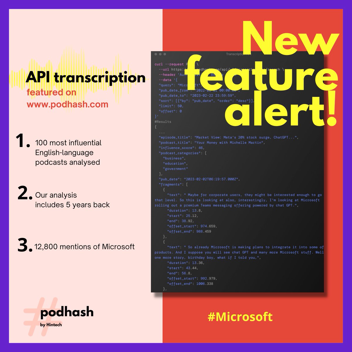 Podhash tweet picture