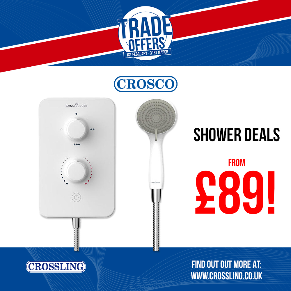 Get a whole shower for as little as £89 in our latest Trade Offer!

crossling.co.uk/crosco-gainsbo…