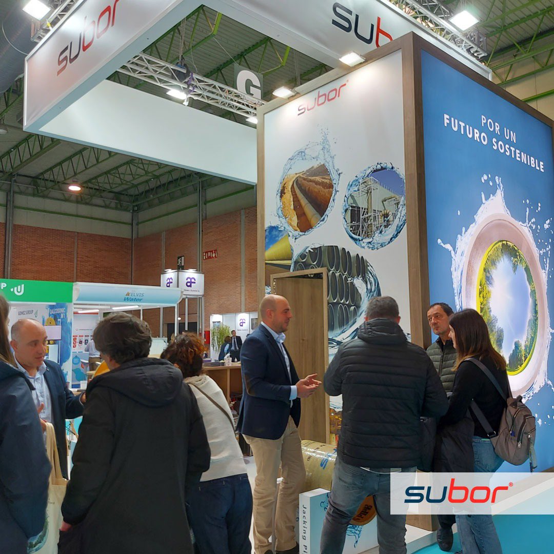 SuborPipe's tweet image. Thank you to all our visitors at SMAGUA’23. It was a great pleasure to welcome you at our booth.
See you again in the next fair!

#subor #suborpipe #pipesystem #GRP #GRPpipe #PRFV #CTP #sustainability #smagua2023