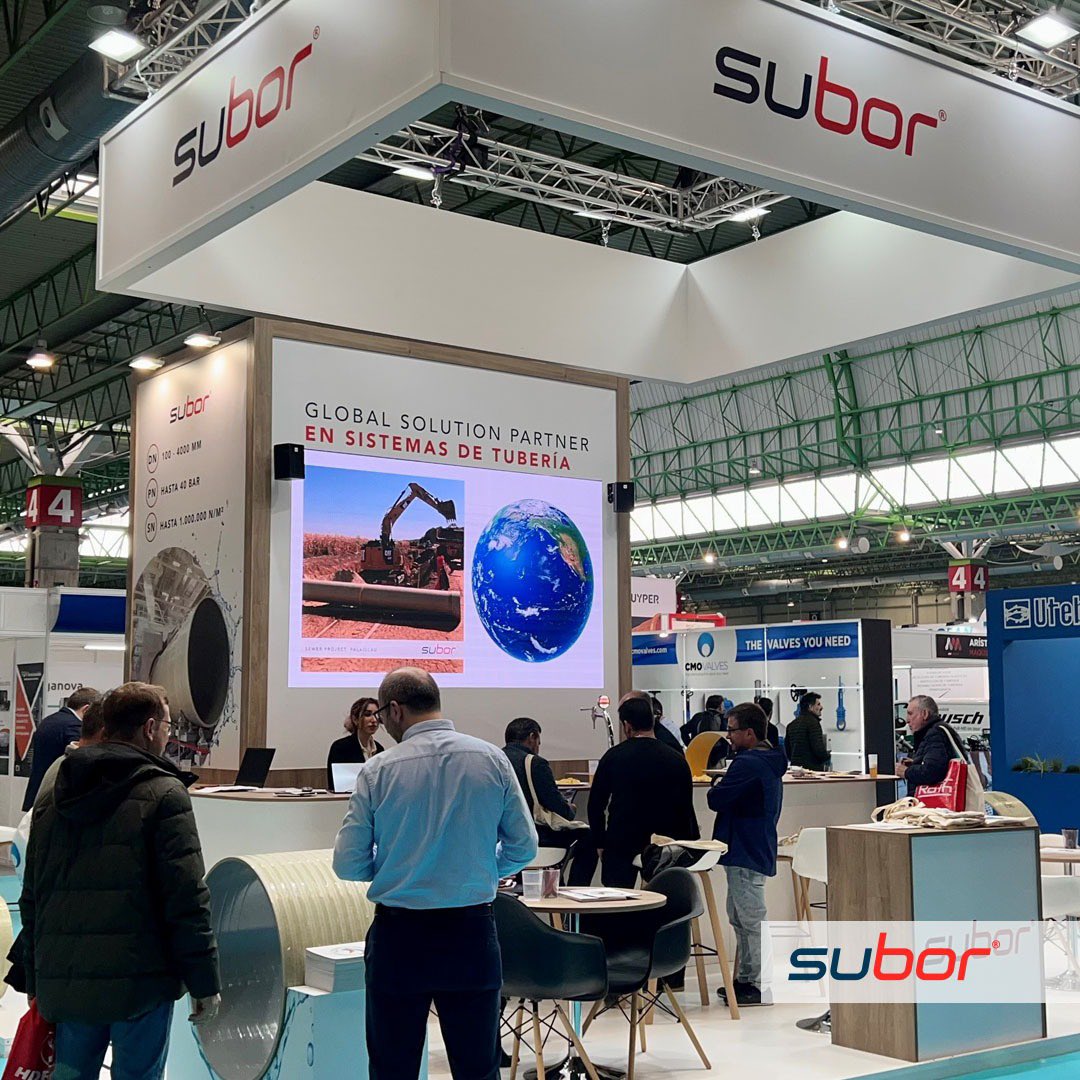SuborPipe's tweet image. Thank you to all our visitors at SMAGUA’23. It was a great pleasure to welcome you at our booth.
See you again in the next fair!

#subor #suborpipe #pipesystem #GRP #GRPpipe #PRFV #CTP #sustainability #smagua2023