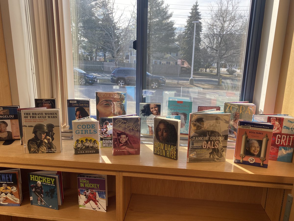 DedhamMSLibrary's tweet image. Haven&apos;t stopped by in a while? Check out our displays for Women&apos;s History Month and for &quot;As Seen on TV&quot;. All are available for you to borrow!