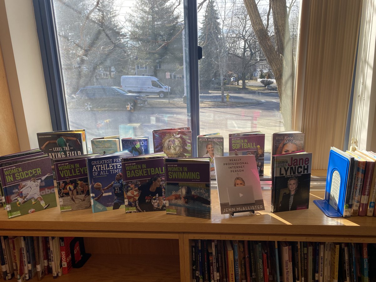 DedhamMSLibrary's tweet image. Haven&apos;t stopped by in a while? Check out our displays for Women&apos;s History Month and for &quot;As Seen on TV&quot;. All are available for you to borrow!