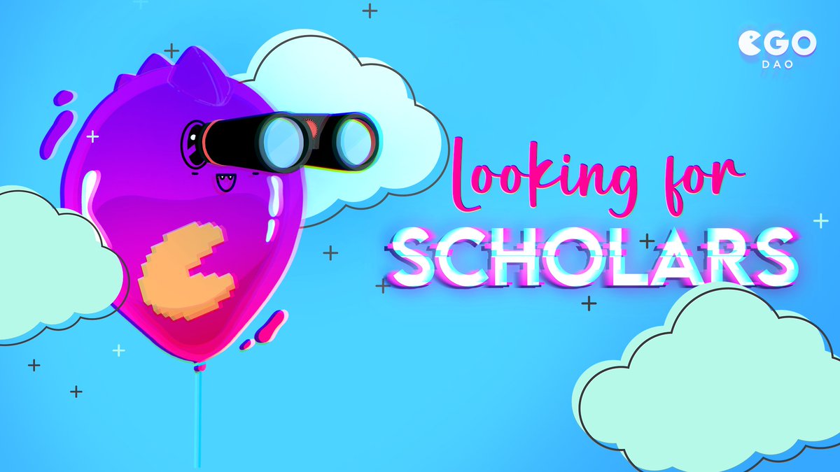 EGO_DAO's tweet photo. 🌞GM EgoDAO fam! It's #ScholarshipMonday time 😎

We have a few scholarship accounts left:
#Axieinfinity: 10-20 axies from start, 50% $SLP and 100% $AXS
#Sidusheroes: 3 heroes from start!

Interested? Let us know in the comments below 💬

#axie #axiescholarship #sidusheroes https://t.co/dvOBtIcPSg