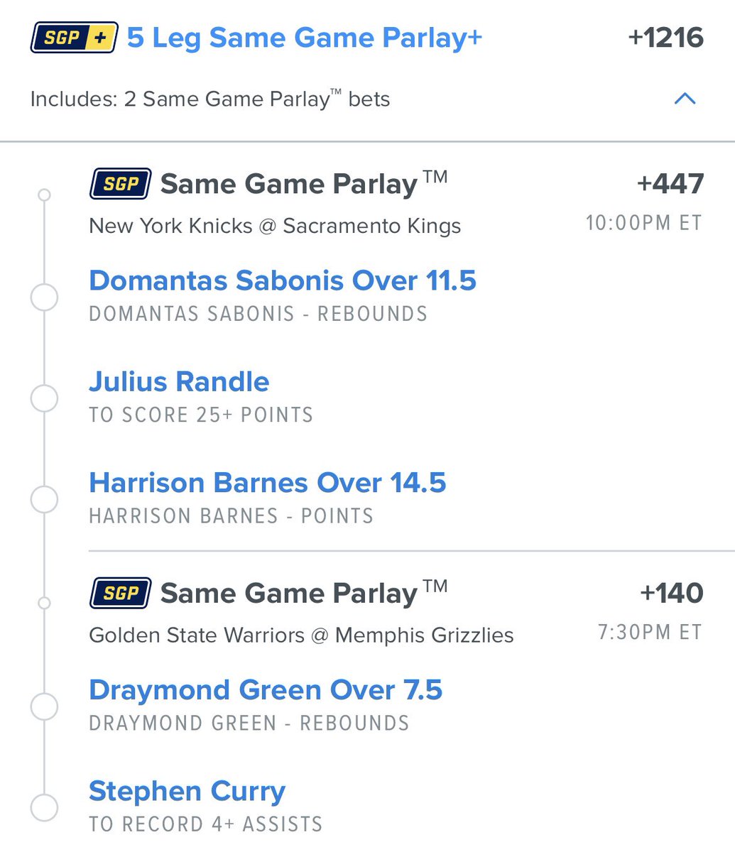 hollywood_picks's tweet photo. 💰 +1216 Odds Parlay 

TNT risk free promo. Make sure to opt-in on FanDuel! Let’s eat! 🫡

#gamblingtwitter https://t.co/EWjb1S8wBg