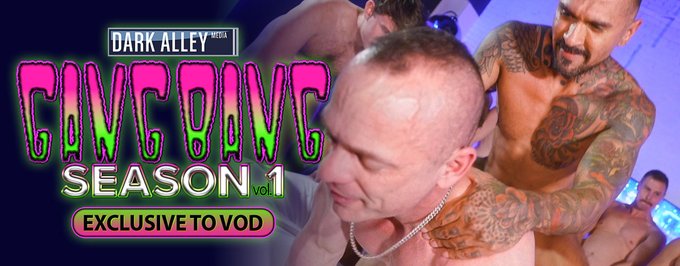A Birthday Party Kicks Off 'GANGBANG SEASON (#1)' in DARK ALLEY & @rawfuckclub's New HD Exclusive, Starring