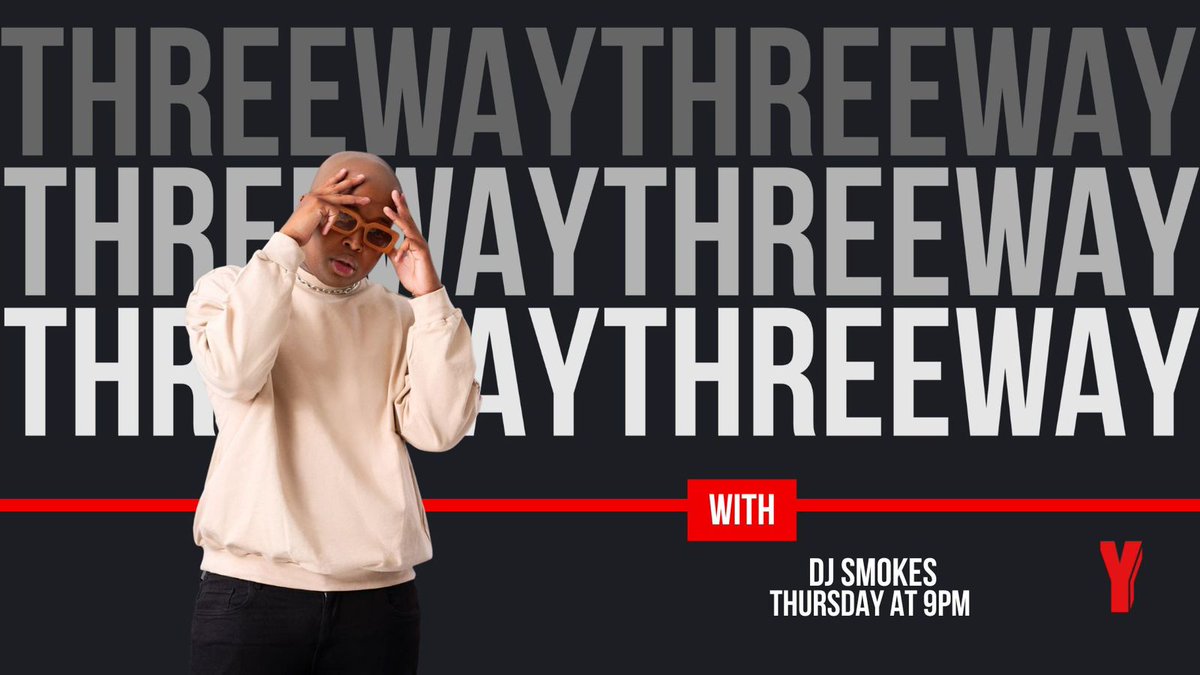 OG_Samke's tweet photo. #Threeway Tonight 9pm @Yfm ft @FifiCooperSan @djsmokesza 

Come thru... Hip Hop for dinner tonight https://t.co/SvuEXwkf6c