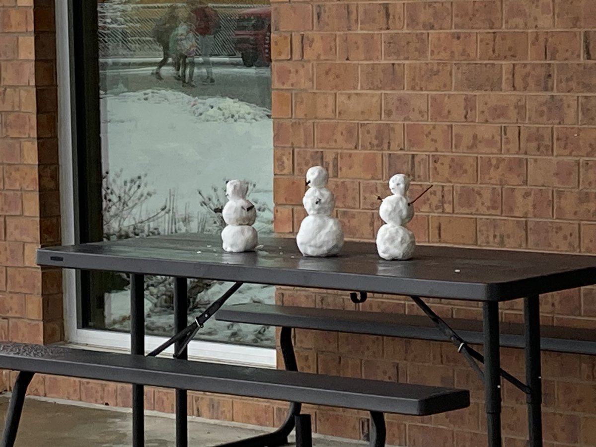 When the kids have a couple minutes before school starts, they get creative ⛄️❄️☃️❄️☃️

Happy Thursday!