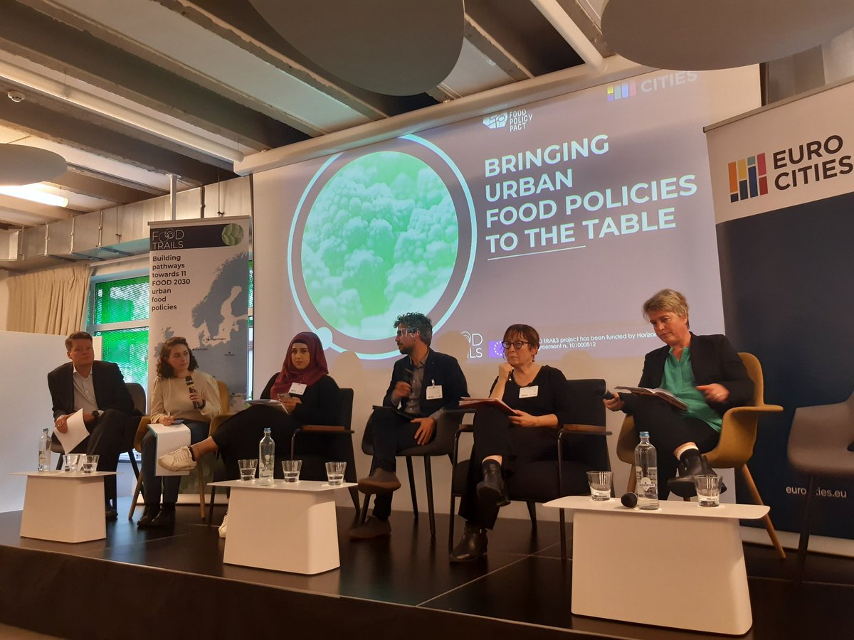 @SlowFoodEurope @EUROCITIES @food_trails @mufpp @JokeSchauvliege Thanks to @SlowFoodEurope in dialogue with #Barcelona #Birmingham #ghent #Wien in this first panel of discussion 'From ambitions to reality' with @food_trails @mufpp and @FAO

#foodpolicy #cities #urbanfood  #agricolture #Sustainability #Health #EU #EuropeanUnion #EUFoodCities