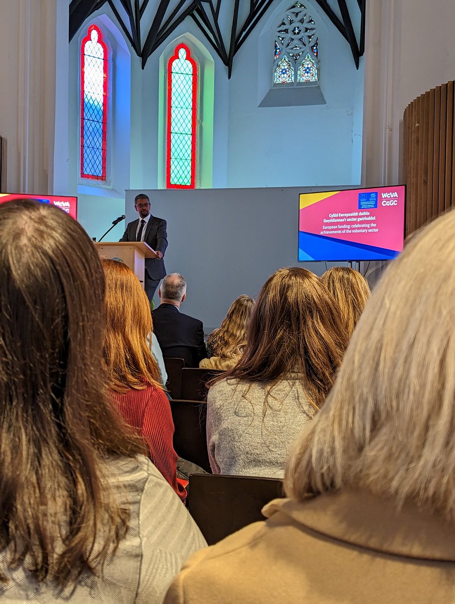 A bitter-sweet moment for the vol sector in #Wales as we are celebrating all projects made possible through #EUFundsCymru. Great to hear @WGEconomy @vaughangething join in @WCVACymru's call for sustainable, longterm, funding to replace all programmes now coming to an end. 🇪🇺🏴󠁧󠁢󠁷󠁬󠁳󠁿