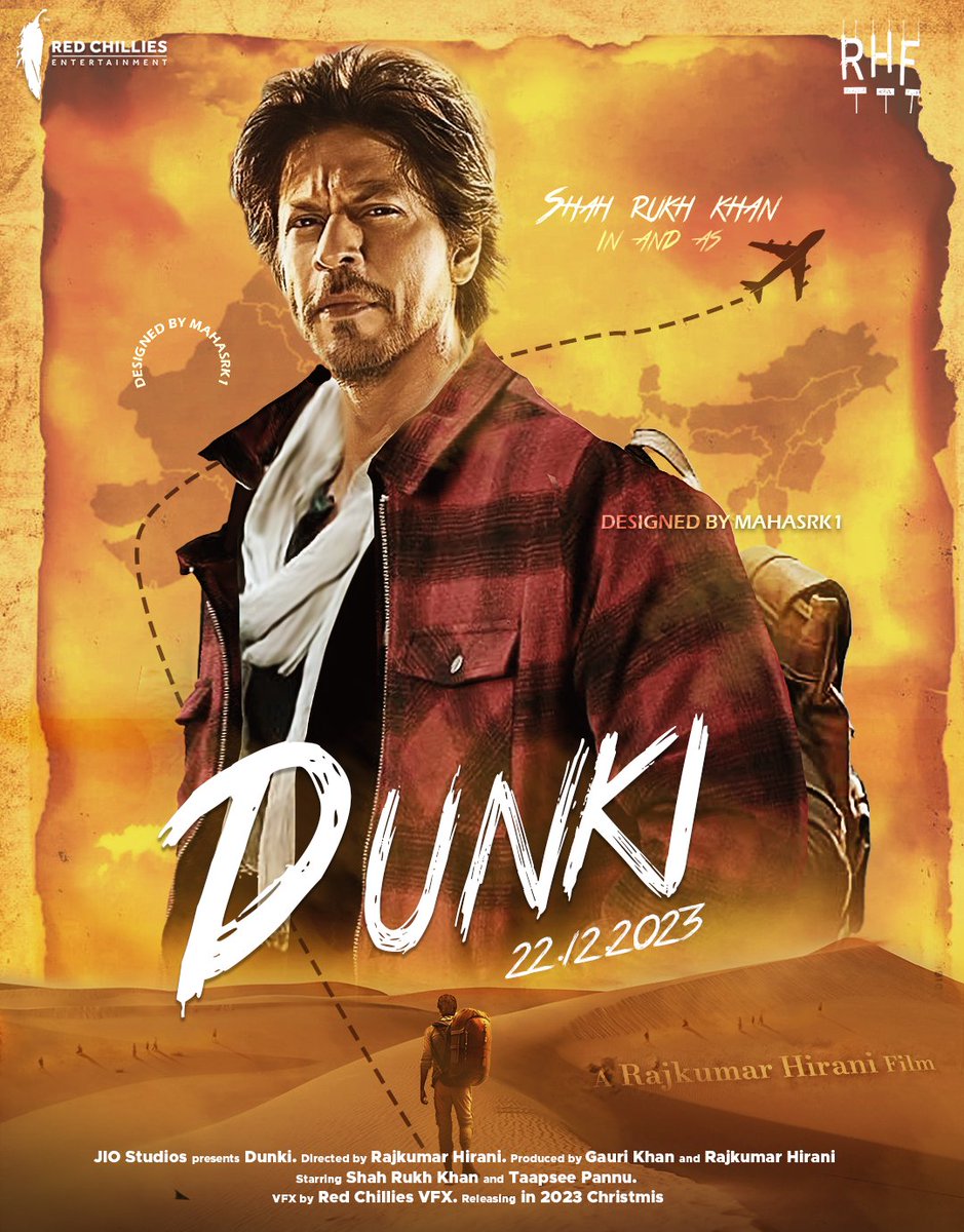 Shah Rukh Khan | Dunki | Poster | It's Review Time