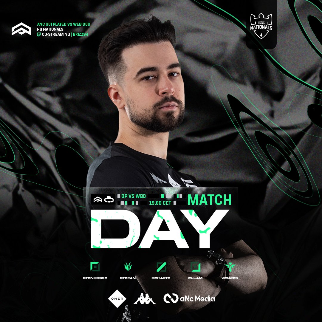 Almost there.

🕘  - 19:00 CET
🤝  - @webidoogaming 
🏅 -  @pgesportsit_lol
🖥️ - twitch.tv/brizz94

#PGNATS #OPWIN