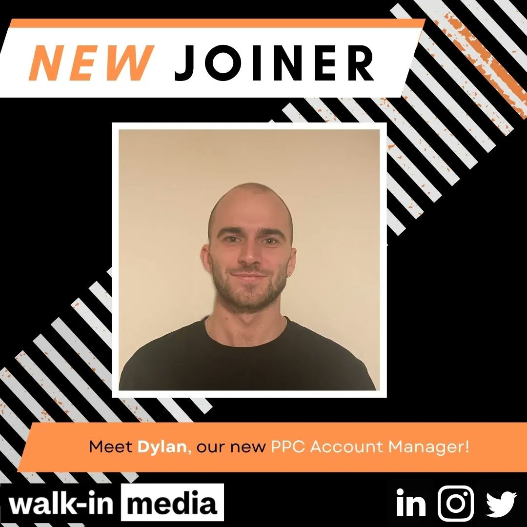 media_walk's tweet photo. Please welcome our new joiners!

Dylan – PPC Account Manager 
Jade- Senior Ad Operations Executive 
Alex – Planning and Strategy Account Director
Rachel – AV Account Manager

Check out our website for opportunities!

#newroles #newjoiners #WIMteam https://t.co/scwI1vgZFx