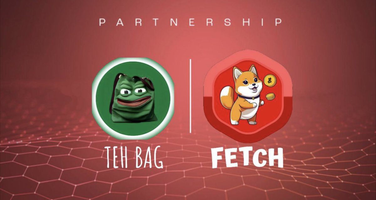 SweetPeaCrypto's tweet photo. $BAG & $FETCH
Just announce a partnership ๐ค
#Fetch will be using BagBot to increase their social exposure, they will also fast track their #DAPP clients to adopt BagBot in their groups!
#tehBag #Shibarium #FetchYourTokens https://t.co/wDWaa5awYb