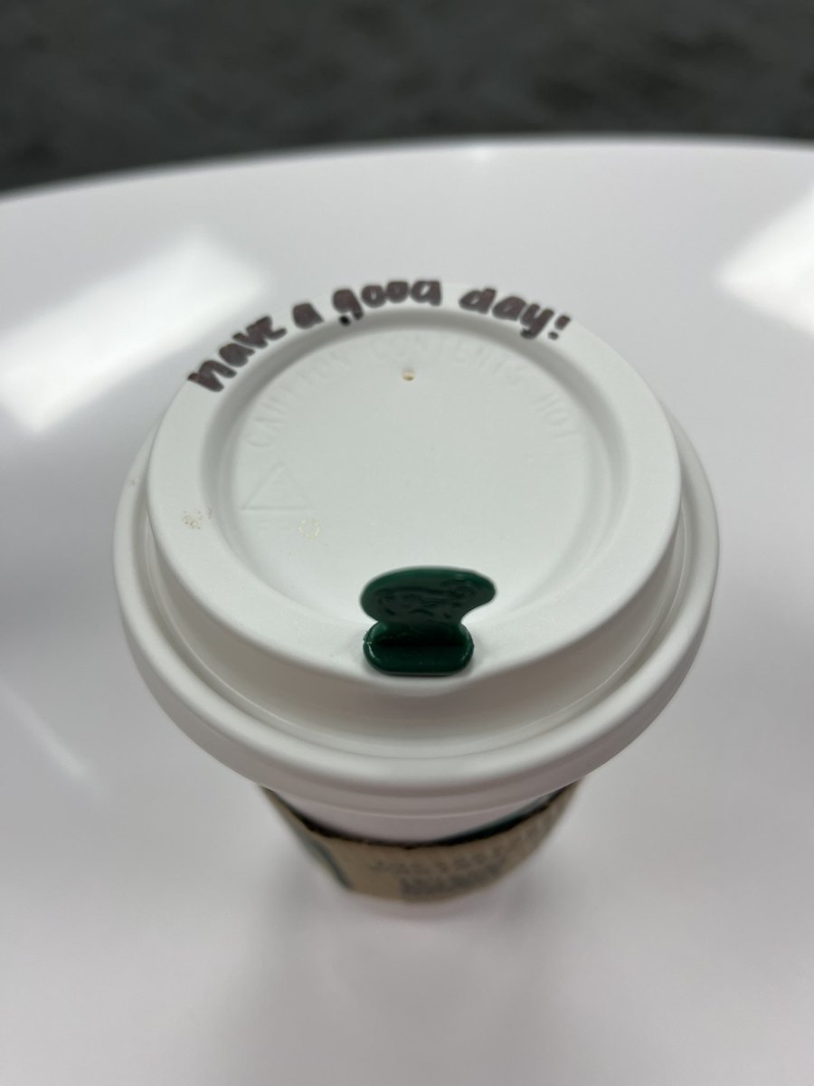 MFooden's tweet photo. When your former student makes your day! #inspire96 #ilovemyjob @Starbucks https://t.co/FcQdj9BeJd