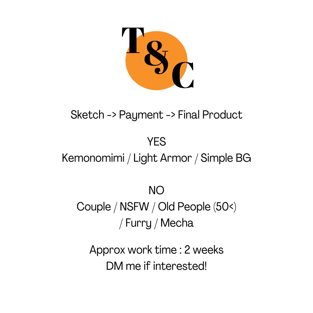 ‼️URGENT COMMISSION‼️
Butuh uang buat kuota cepat 🥹
Payment dalam bentuk pulsa/GoPay/DANA
Bust up - 25k
Half body - 35k
Full body - 50k
T&amp;C di gambar (couple bisa ya, salah tulis ;;) #opencommission #artidn #zonakaryaid