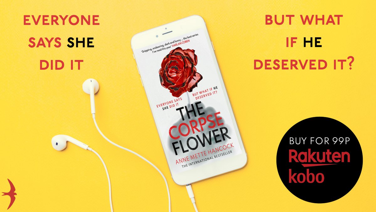 _SwiftPress's tweet photo. 'The best series I've read this year' @HarlanCoben
Buy #TheCorpseFlower by @hancock_mette for only 99p from @kobo until 12 March.
https://t.co/ZRhnUzMwW1 #crime #thriller #ebook https://t.co/aASNTS0wW5