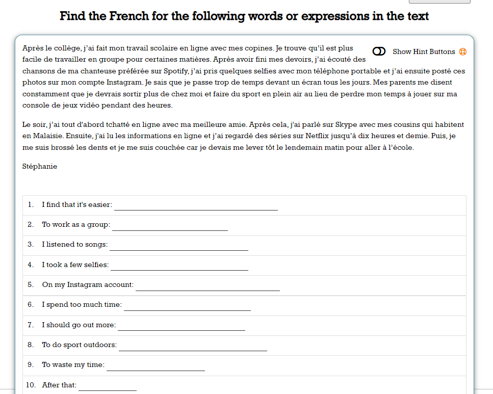 gianfrancocont9's tweet photo. Please to announce that a brand new set of around 30 French GCSE READING workouts has JUST been added in the INTERM. &amp; HIGHER sections.  

Each W/O includes 20+ engaging activities with pre- and post-reading tasks recycling vocab extensively. @JezequelR 

Great for EXAM REVISION! https://t.co/PJGtcTYktN