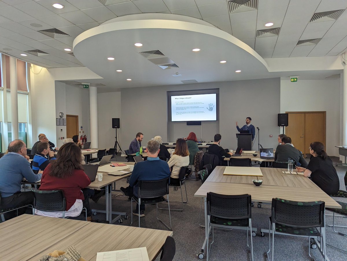 Busy participants at todays workshop on light and circadian rhythm and how it impacts health, wellbeing and productivity in the workplace.