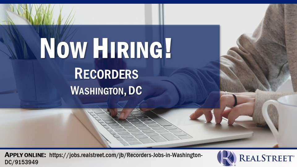 NEW JOB - #RTplease!

#Hiring - Recorders - Washington, DC - jobs.realstreet.com/jb/Recorders-J… #Jobs #adminjob #recording