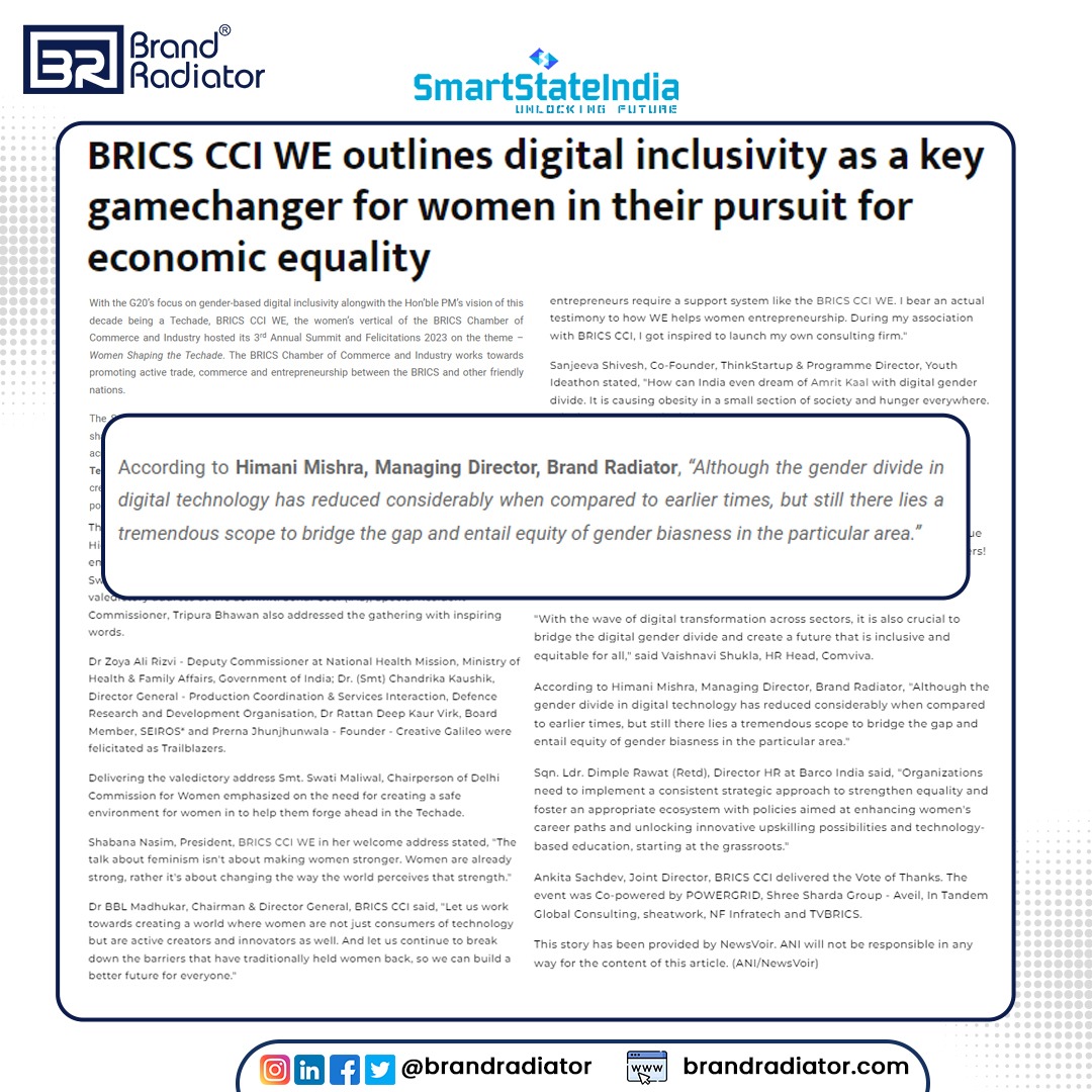 BrandRadiator's tweet photo. Thankyou @SmartStateIndia for acknowledging our #PowerPuffMD @HimaniMish on her achievement.
Indeed it's a moment of celebration for all of us!❤️💐
#celebration #acknowledge #acknowledgment #thankyou #PowerPuffMD #womenshapingthefuture #awards #achievement #thankyouteam https://t.co/gOoyUOkVfq