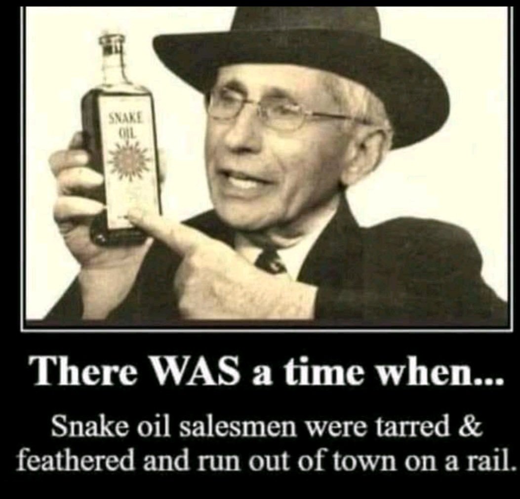 PaulaRayMandl's tweet image. #Fauci needs to be held accountable in a court of law.
A #Despicable #megalomaniac who ruined lives for over 2 years.😰