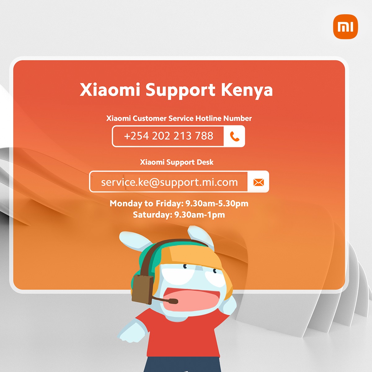 Xiaomi Kenya on Twitter "Are you having an issue with any Xiaomi product or you want to enquire