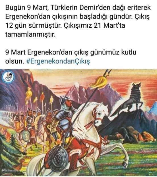 Ergenekondan Çıkış Günümüz Kutlu Olsun