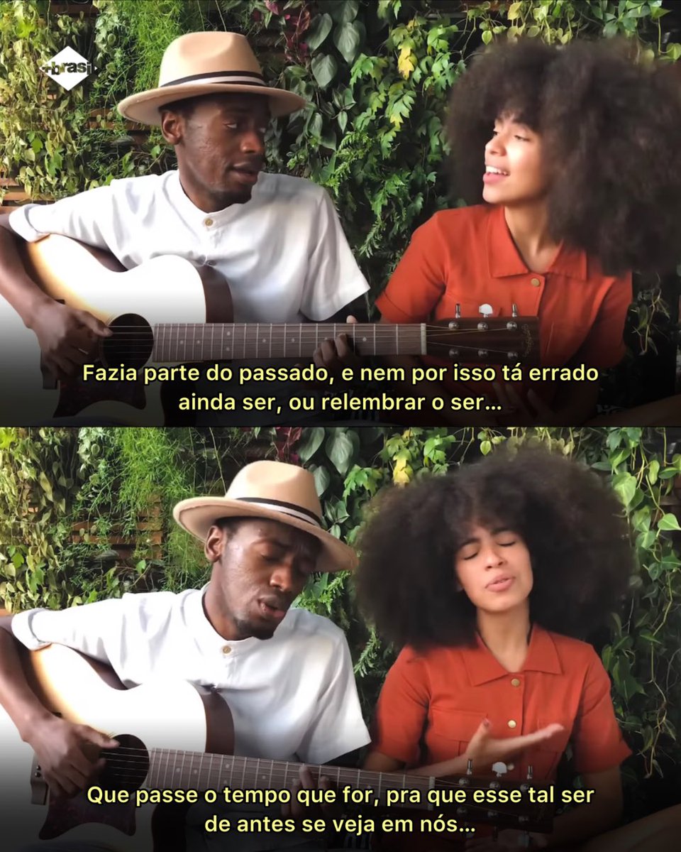 "E que logo após,
A gente saiba de novo
O lugar dessa voz." ✨