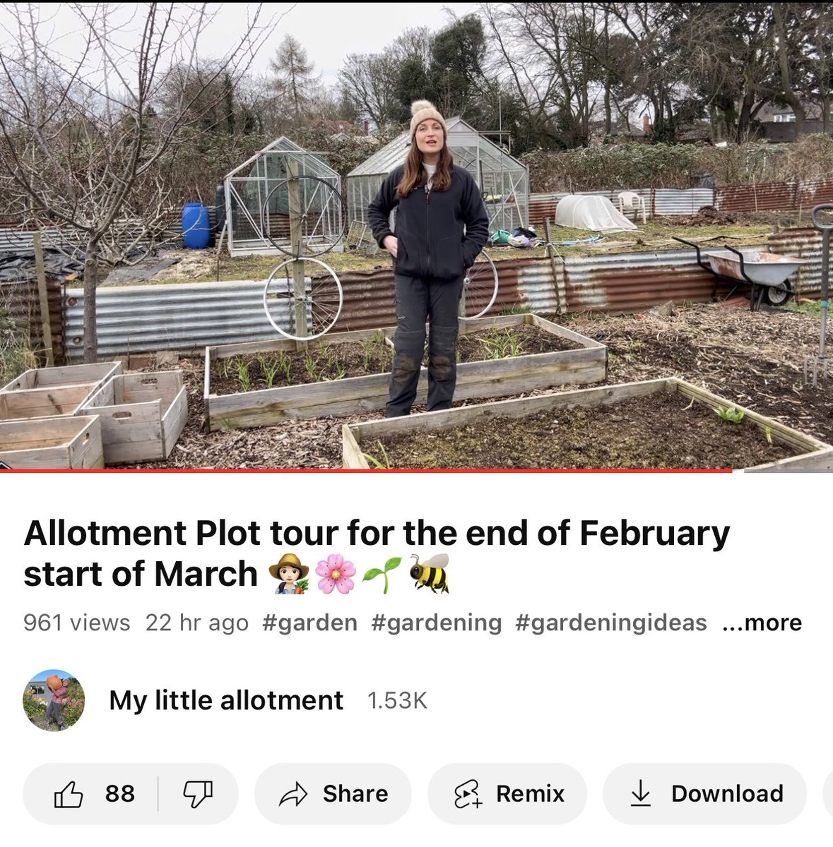 New YouTube video up 🎥 February plot tour & update 👩🏻‍🌾🌿 youtu.be/ZIoebl7JGcw #youtubechannel @YouTubeCreators #gardening #allotment #lincolnshire #GardeningTwitter #GardenersWorld