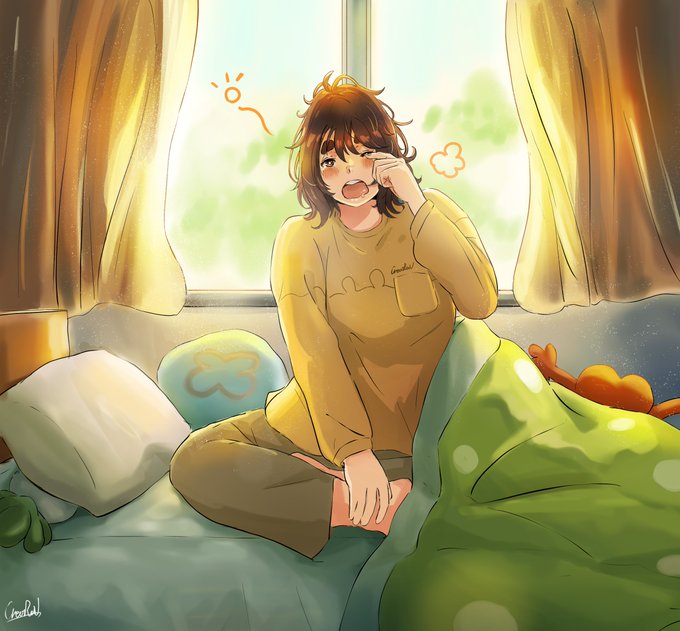 「bedroom on bed」 illustration images(Latest)