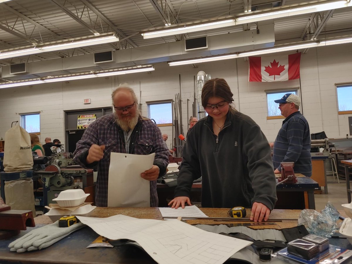 It was awesome to be part of the Manufacturing Workshop at St. Marys DCVI last night! It was a great group and a fun night - everyone made their own weathervane which they got to take home. <a href="/DCVI_Salukis/">St. Marys DCVI</a>
 @amdsbpathways
 #skilledtrades #oyap