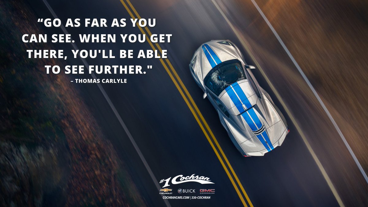 Don't stop! Today is a new day ☀. Happy Monday!💯

#motivationalmonday #mondayquote #cochrancars