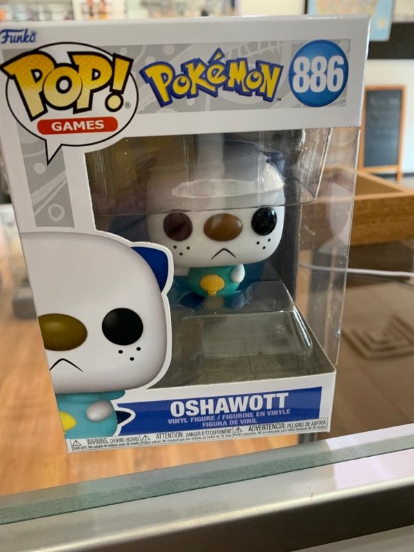 animewoodstock's tweet photo. Oshawott! The first new release Pokemon Funko we've gotten in a while! https://t.co/M9VIxBw8vj