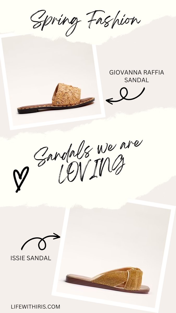 Spring Fashion - Sandals we are loving right now, both under $150! <a href="/Sam_Edelman/">Sam Edelman</a> #SpringFashion #Fashion #Style
