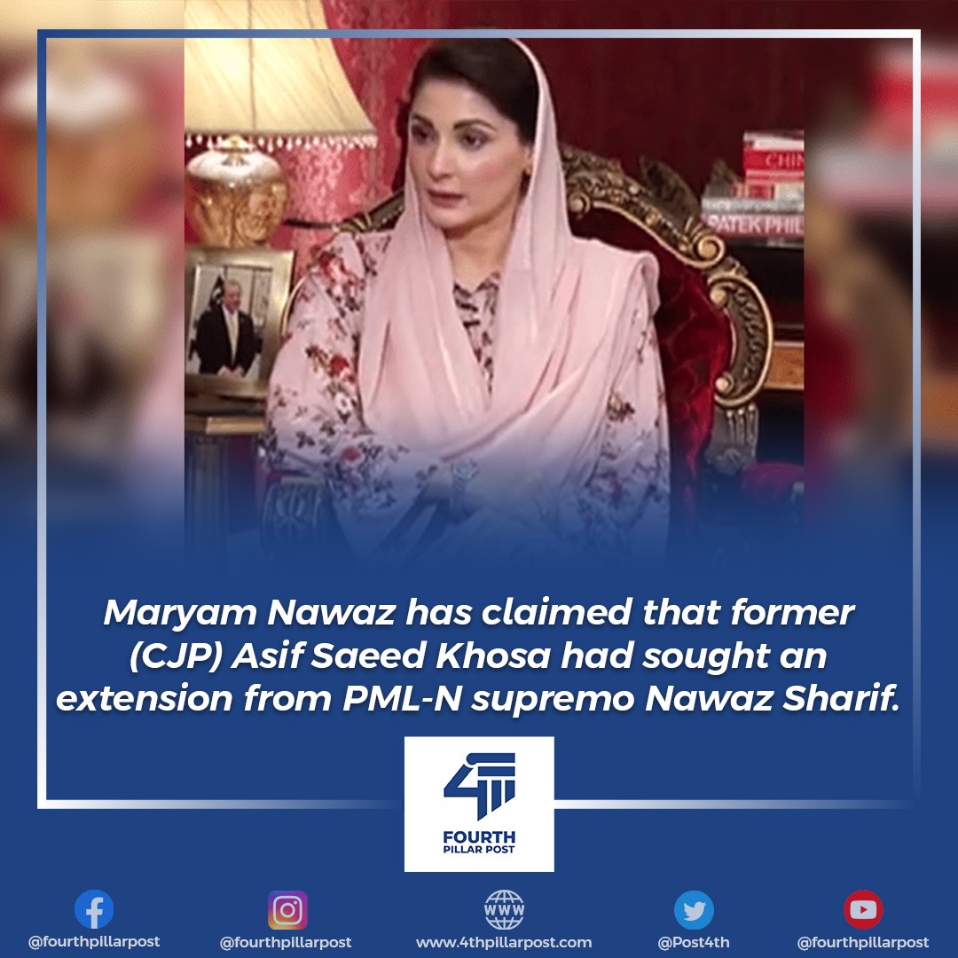 In the interview, Maryam who has railed against Khosa in the past for being part of a “conspiracy” against Nawaz said: “Place your hand on the Quran and tell the world was your extension as the chief justice not being talked about?
#maryamnawaz #cjp #asifsaeedkhosa #nawazsharif