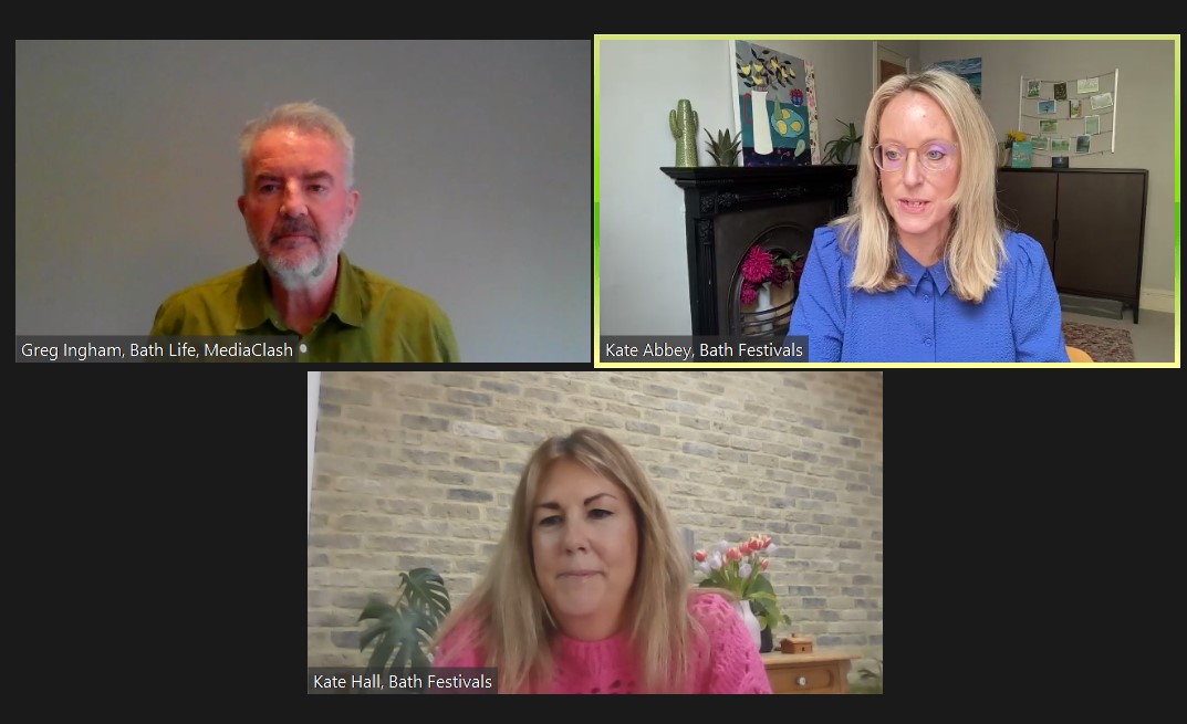 Thank you to our Bath Life Presents Speakers today Kate Abbey and Kate Hall and to @Bathfestivals!

Today's session will be up soon on our Bath Life YouTube channel.

Please do explore the Festivals’ programme – always a voyage of discovery, we look forward to seeing you there.