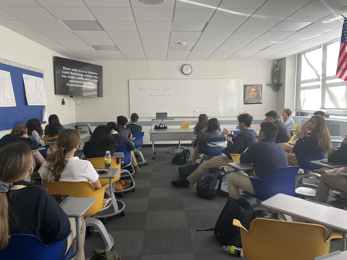 GiarraccaMXHS's tweet photo. Celebrating International Women’s Day and Woman’s History Month @XaverianHS Recognizing Italian women and Latina women that have made a significant impact in our world. #clipperstogether #InternationalWomensDay https://t.co/4rYdj3kzl4