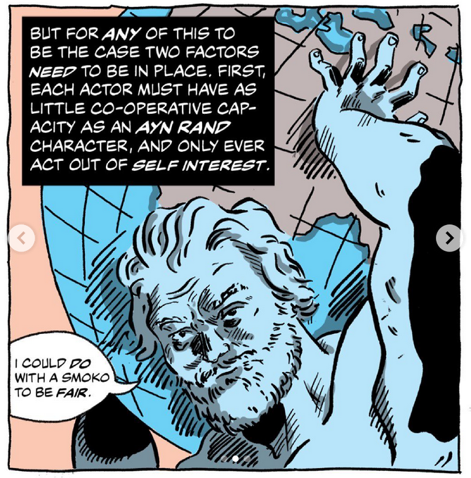 future_natures's tweet photo. Why does 'The Tragedy of the Commons' continue to lurch zombie-like through the public imagination? Here's a sneak peek of our next comic - watch this space... https://t.co/VU7TbtyDxm