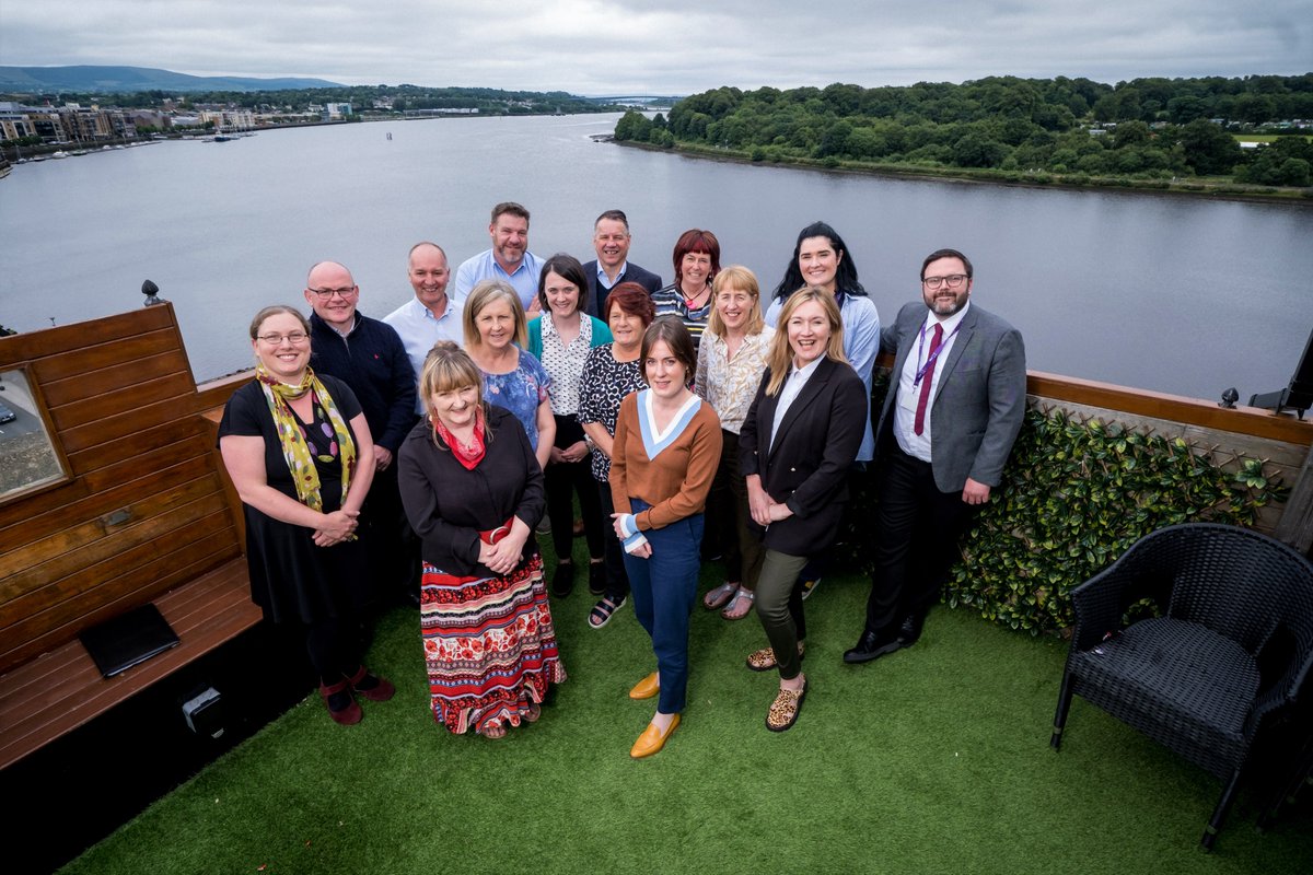 Happy Social Prescribing Day - our Steering Group (and others) overlooking the beautiful banks of the Foyle last June for our all-Ireland conference. See report: allirelandsocialprescribing.ie/wp-content/upl…