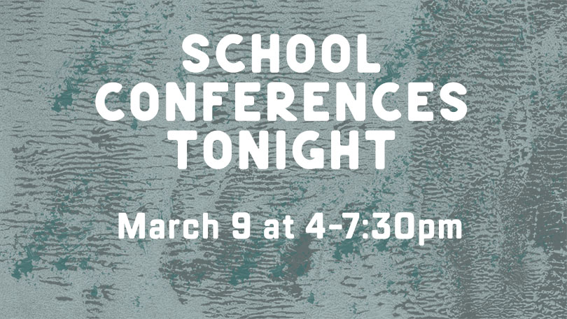 We are happy to once again hold these as student-led conferences for our grade 1-6 students. 

Thursday, March 9th is a regular school day for students in grades 1-6 (no school for Kindergarten students).