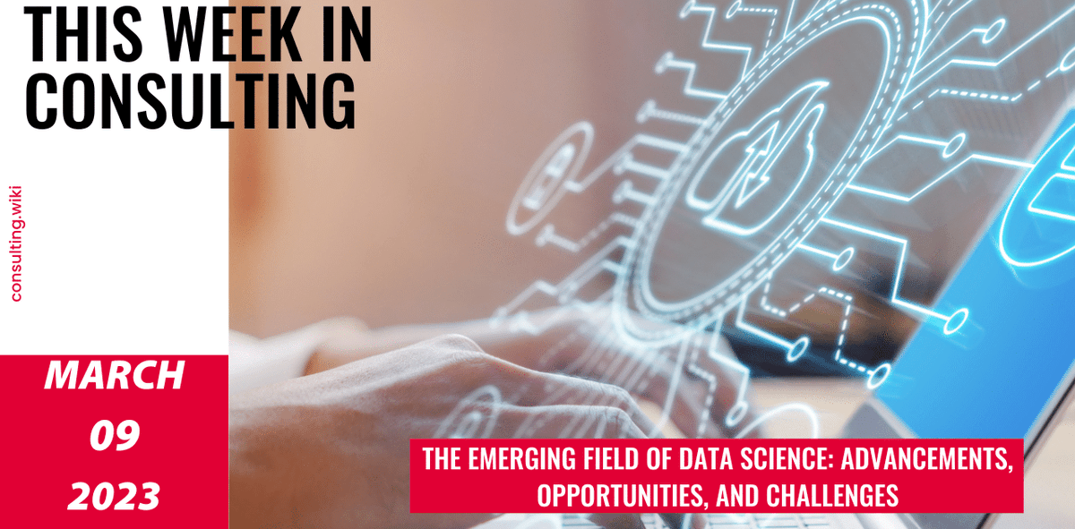 ConsQuest's tweet image. In this issue of This Week in Consulting, we explore the various roles, tools & processes that make up the data science lifecycle. We also examine various use cases of this growing discipline, & what lies ahead for the field. #DataScienceApplications
consulting.wiki/applications-a…