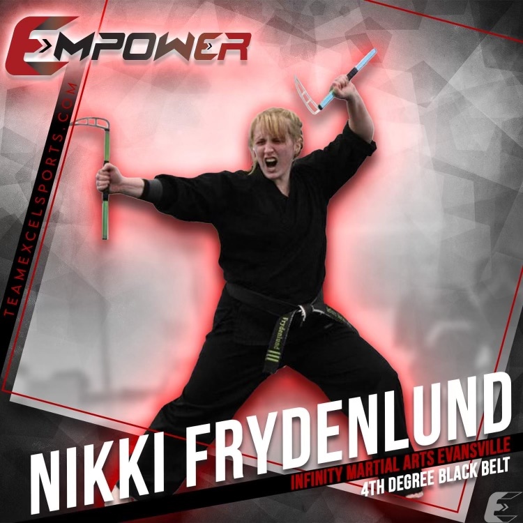 Welcome to Team Empower Nikki Frydenlund of Infinity Martial Arts Evansville in Evansville, WI.

#cometothesip #thesip #dripinthesip #empower #teamempower #teamexcel #excel #teamexcelsportkarate #sportkarate #sportmartialarts #sportkarate